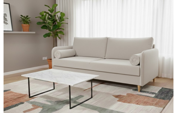 Sofa Harry II letto 80 na sprężynach z funkcją spania i pojemnikiem